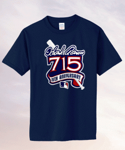 RIP Hank Aaron Vintage 90s MLB Hank Aaron 25th Anniversary Tee Shirt