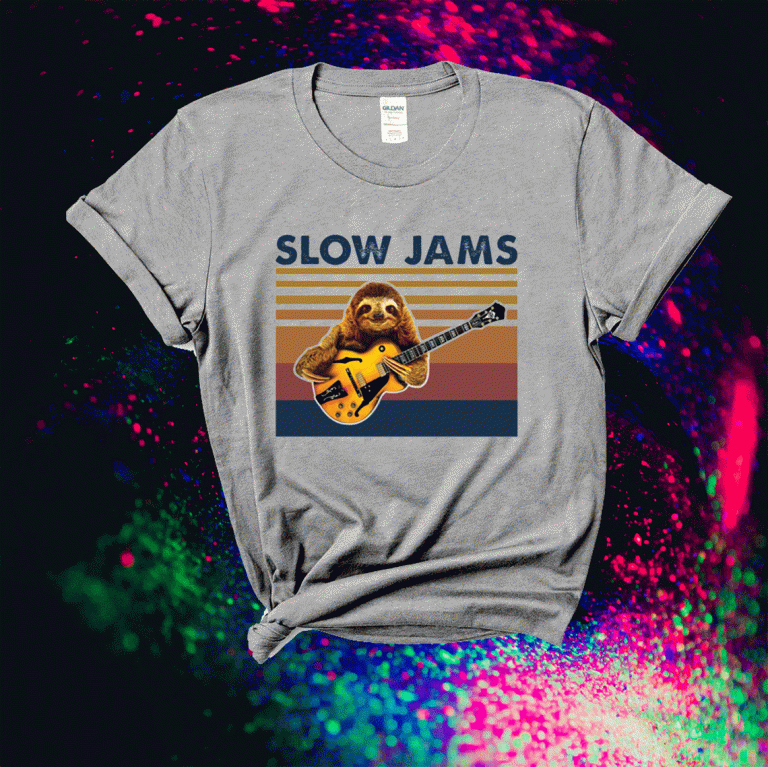 Vintage Slow Jams Sloth 2021 TShirt