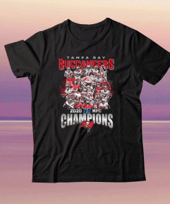 Official Tampa bay Buccaneers 2021 NFC Champions T-Shirt