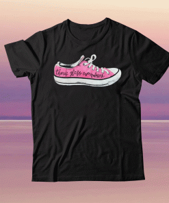 There’s glass everywhere sneaker tee shirt