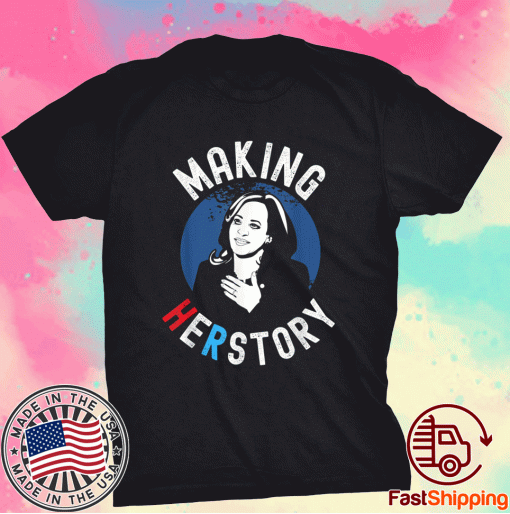 Vintage Kamala Harris Madame Vice President Making History Tee Shirt