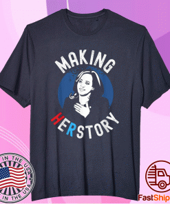 Vintage Kamala Harris Madame Vice President Making History Tee Shirt