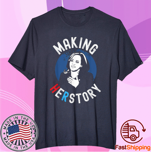 Vintage Kamala Harris Madame Vice President Making History Tee Shirt