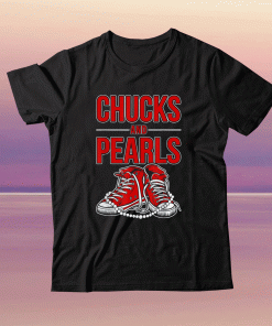 Women's Chucks And Pearls 2021 T-Shirt