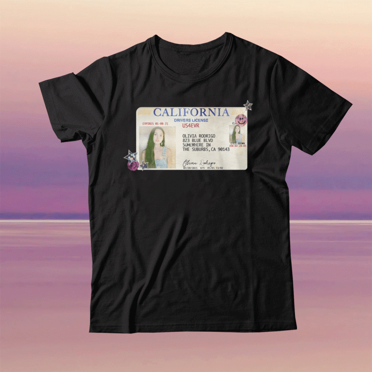 Arianna Drivers License Tee Shirt