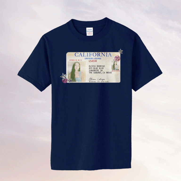 Arianna Drivers License Tee Shirt