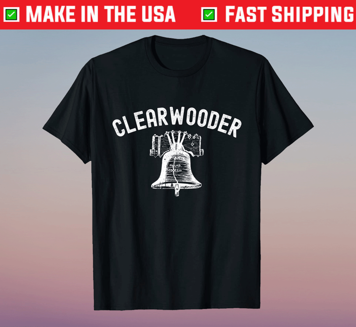 Clearwooder Clearwater Philly Baseball Long Sleeve