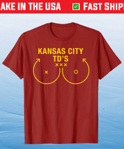 Funny Cool Kansas City Touchdown XXX Tee Shirt