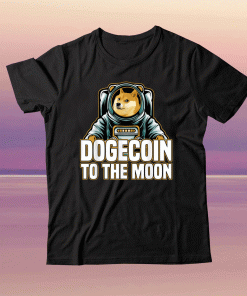 Original Dogecoin To The Moon T-Shirt