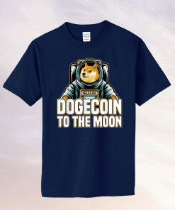 Original Dogecoin To The Moon T-Shirt