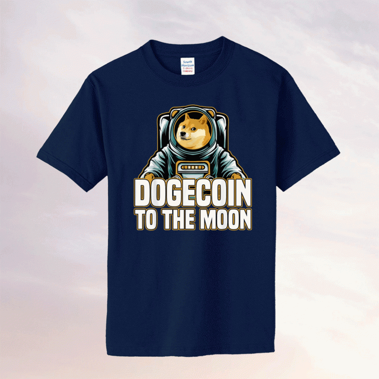 Original Dogecoin To The Moon T-Shirt