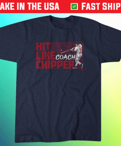 Hit Like Coach Chipper ATL Tee Shirt