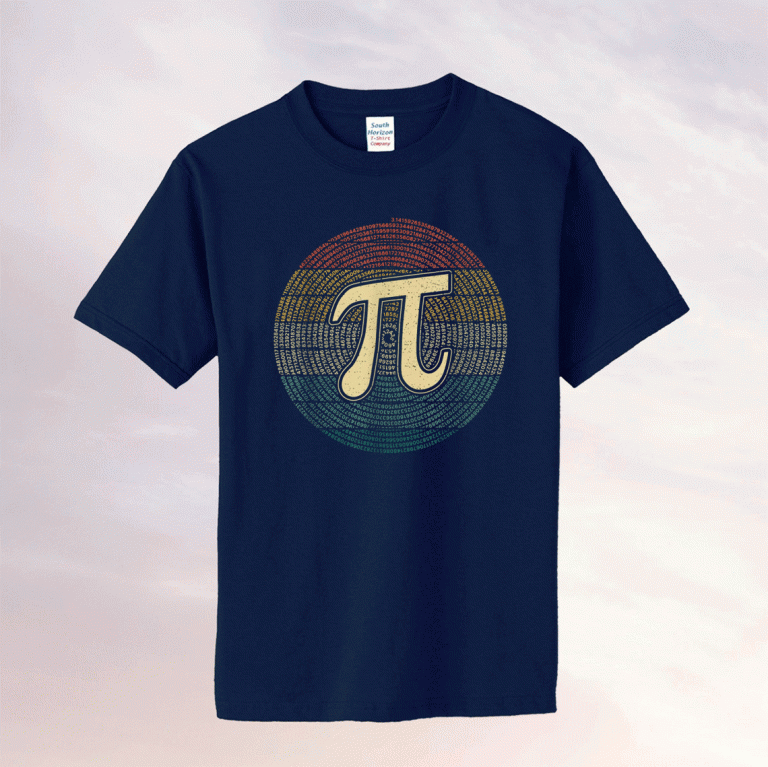 Vintage PI Day Funny Math 3.14 Number PI Lover Tee Shirt