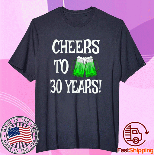 St Patricks 30th Birthday Beer Mug 30 Years Tee Shirt