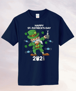 St Patrick’s Day Dabbing Leprechaun 2021 T-Shirt