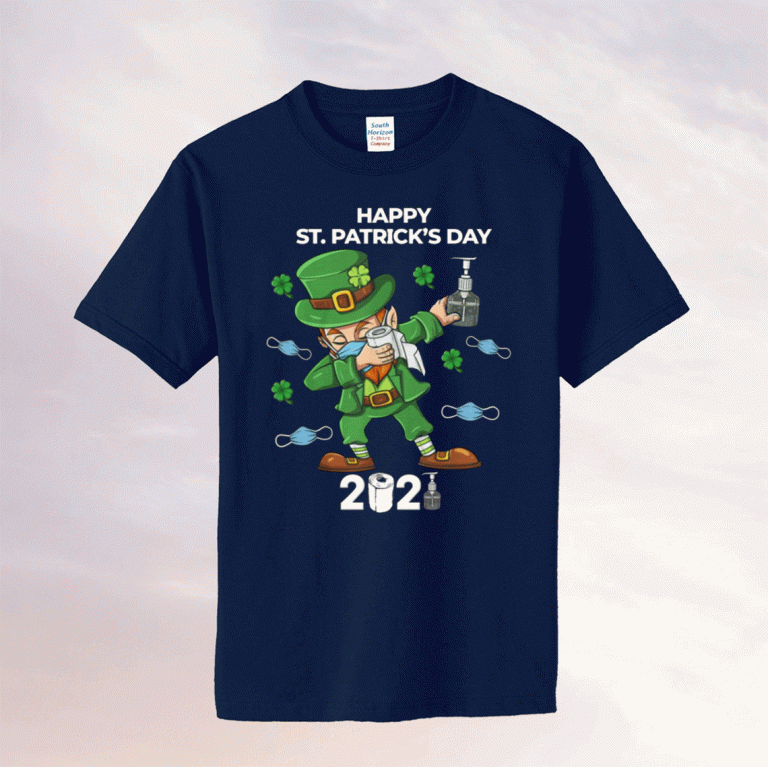 St Patrick’s Day Dabbing Leprechaun 2021 T-Shirt