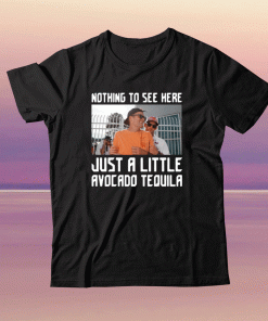 Tom Brady Nothing To See Here Just A Little Avocado Tequila Drunk Tee Shirt