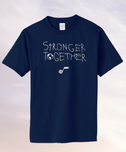 UTAH JAZZ JAZZ TEAM STORE 21 STRONGER TOGETHER 2021 SHIRTS