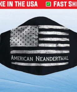 American Neanderthal Flag 2021 Face Masks