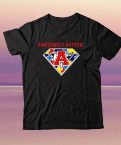 Awesomely Autistic Super Hero Tee Shirt