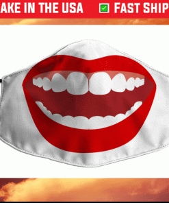 Big mouth smile Filter Face Mask