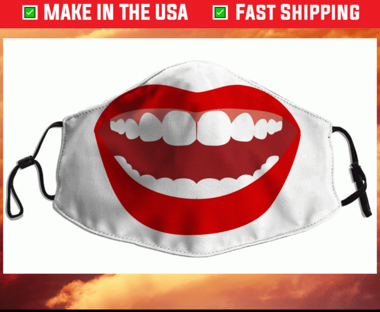 Big mouth smile Filter Face Mask