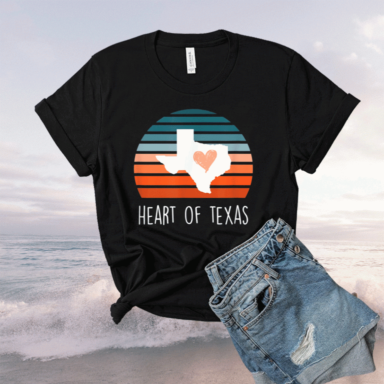 Heart of Texas I love Texas 2021 Tee Shirt