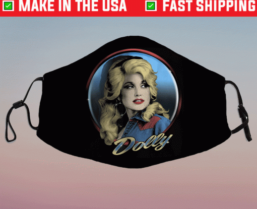 Funny Dolly Parton Western Face Masks