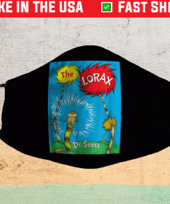 Dr Seuss The Lorax Book Cover 2021 Face Mask