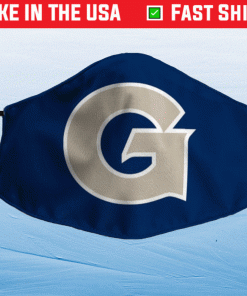 Official Georgetown University Athletics Face Mask