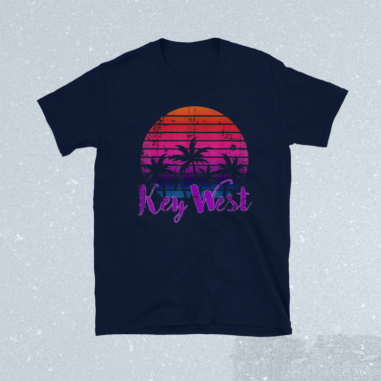 Key West Florida Family Beach Vacation Retro 2021 Shirts