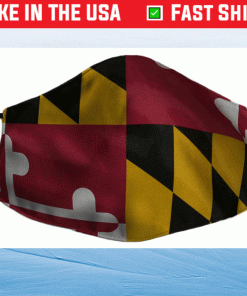 Maryland Flag Face Mask