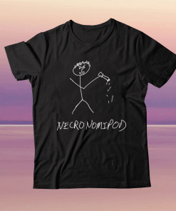 Necronomipod Stick Figure Mike Tee Shirt