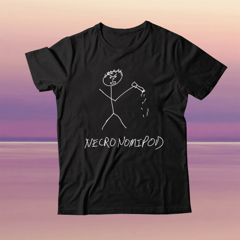 Necronomipod Stick Figure Mike Tee Shirt