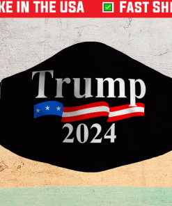 President Trump Flag 2024 Face Mask