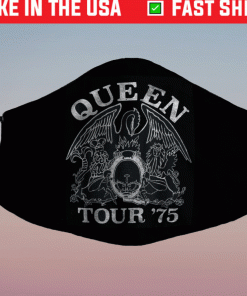 Queen Tour 75 Filter Face Mask
