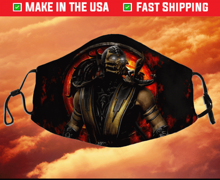 Scorpion Mortal Kombat 2021 Face Masks