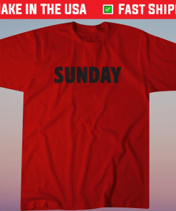 Official Sunday Red Golf TShirt