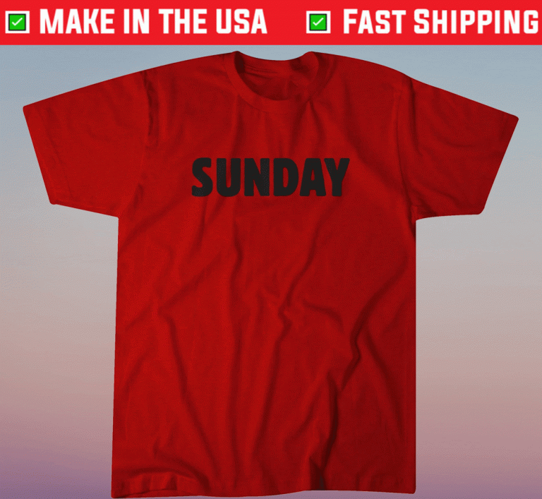 Official Sunday Red Golf TShirt