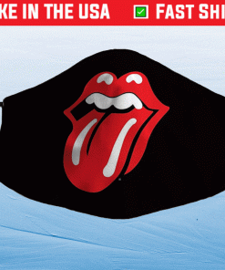 The rolling stones rock band all over 2021 face masks