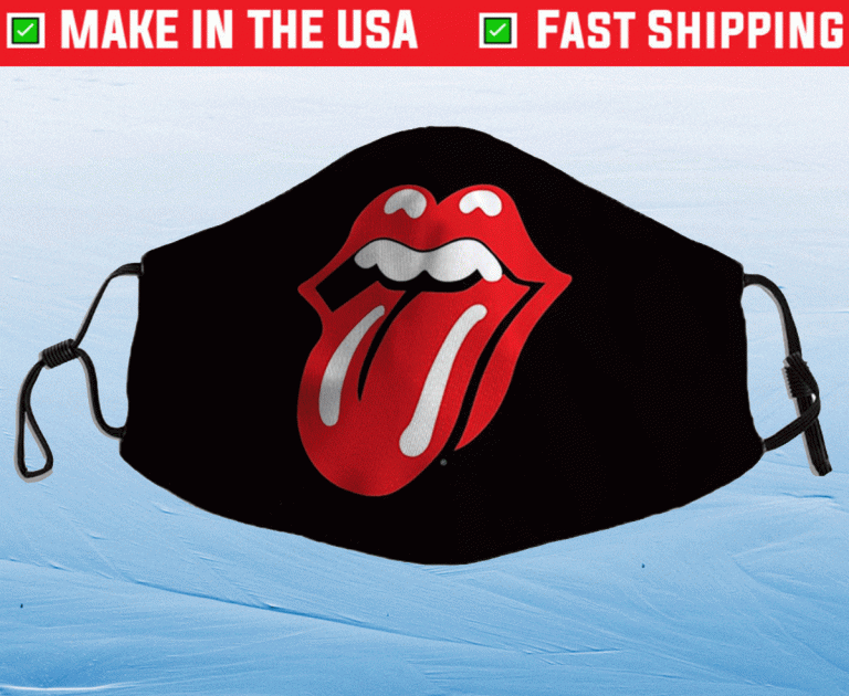 The rolling stones rock band all over 2021 face masks