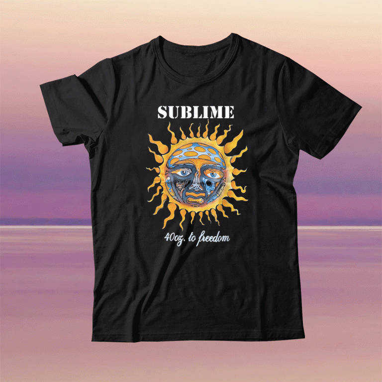 Vintage Sublime 40og To Freedom Tee Shirt