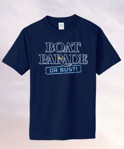 Boat Parade or Bust Tampa Bay Baseball 2021 TShirt
