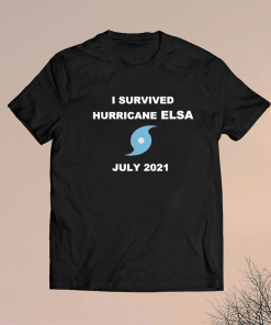 Original I Survived Hurricane Elsa July 2021 T-Shirt