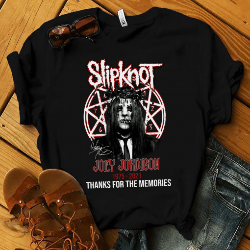 Slipknot Joey Jordison Thanks For The Memories Tee Shirt