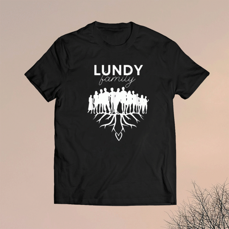 2021 Lundy Family Reunion Picnic Love Tree White Font Shirts