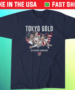 Team USA Tokyo Gold 2021 TShirt