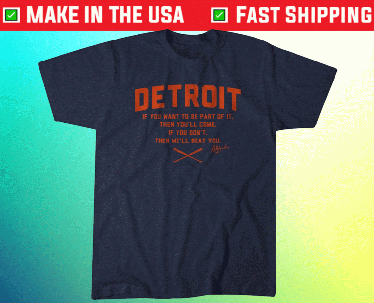 AJ Hinch Detroit 2021 TShirt