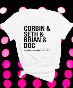 Corbin and seth and brian and doc club alias series 2021 tshirt