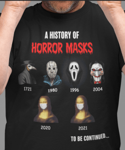 Meme A History Of Horror Masks Gift TShirt